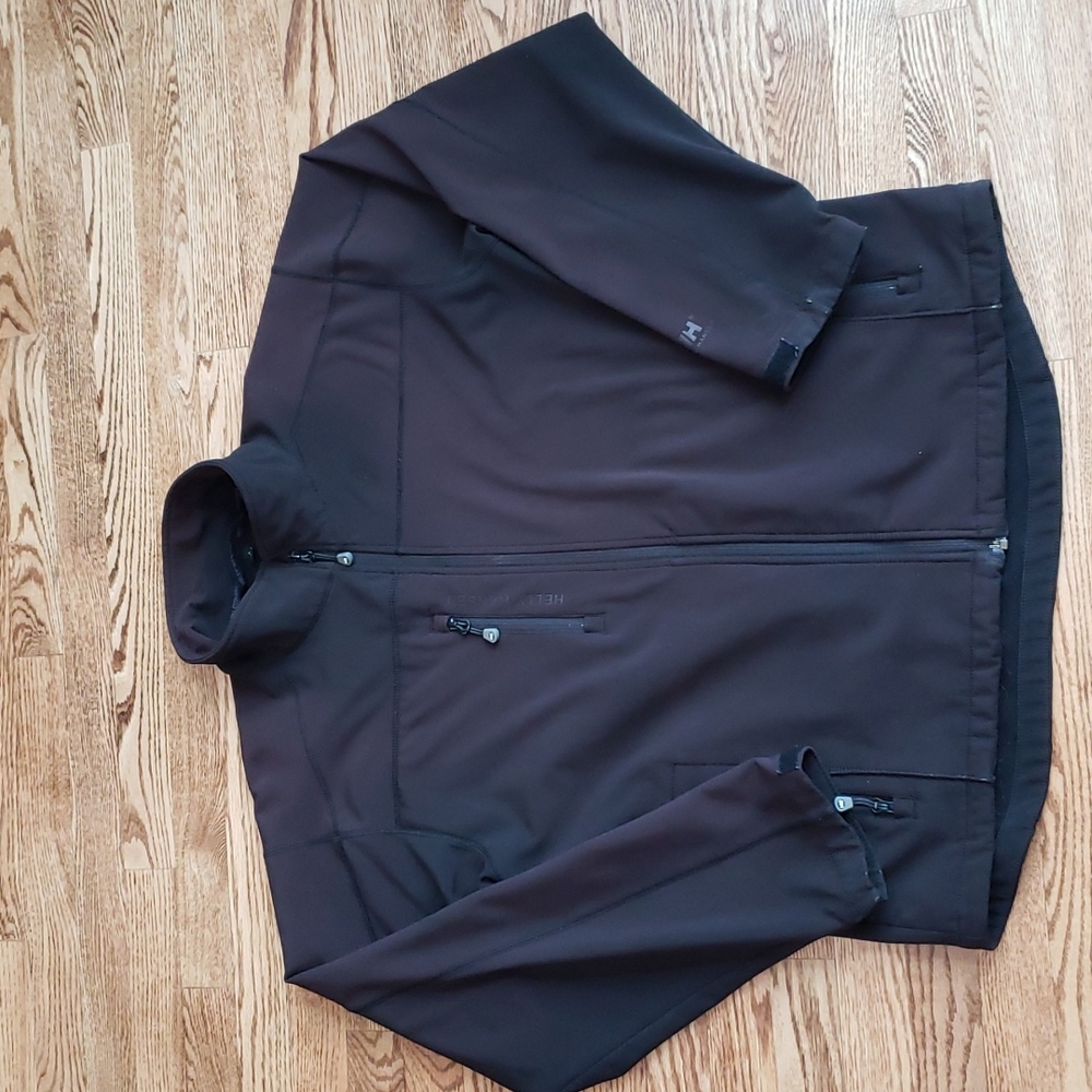 (L) Compass by Helly Hansen Men's Zip Up Hoodless Lightweight Coat Winter Spring